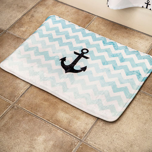 Bath Mat plush microfiber print on demand 2