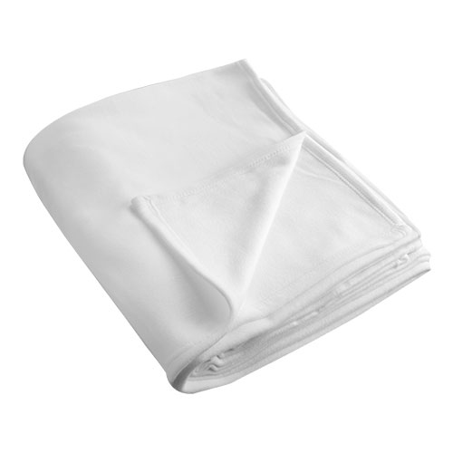 White discount fleece blanket