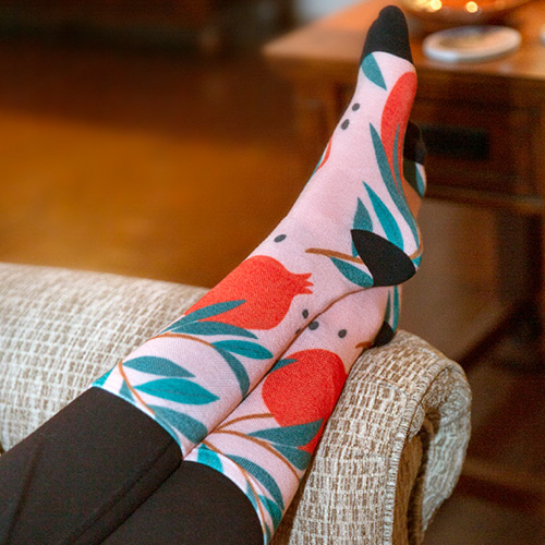 All Over Print Crew Socks