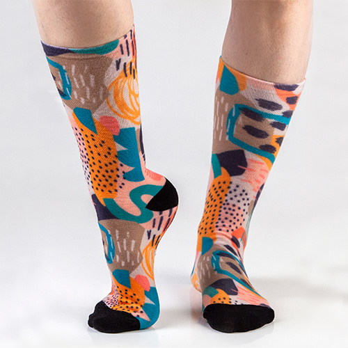 All Over Print Crew Socks