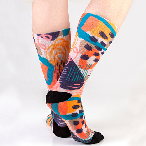 All Over Print Crew Socks