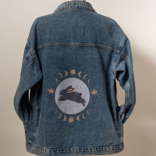 Print on demand denim on sale jacket