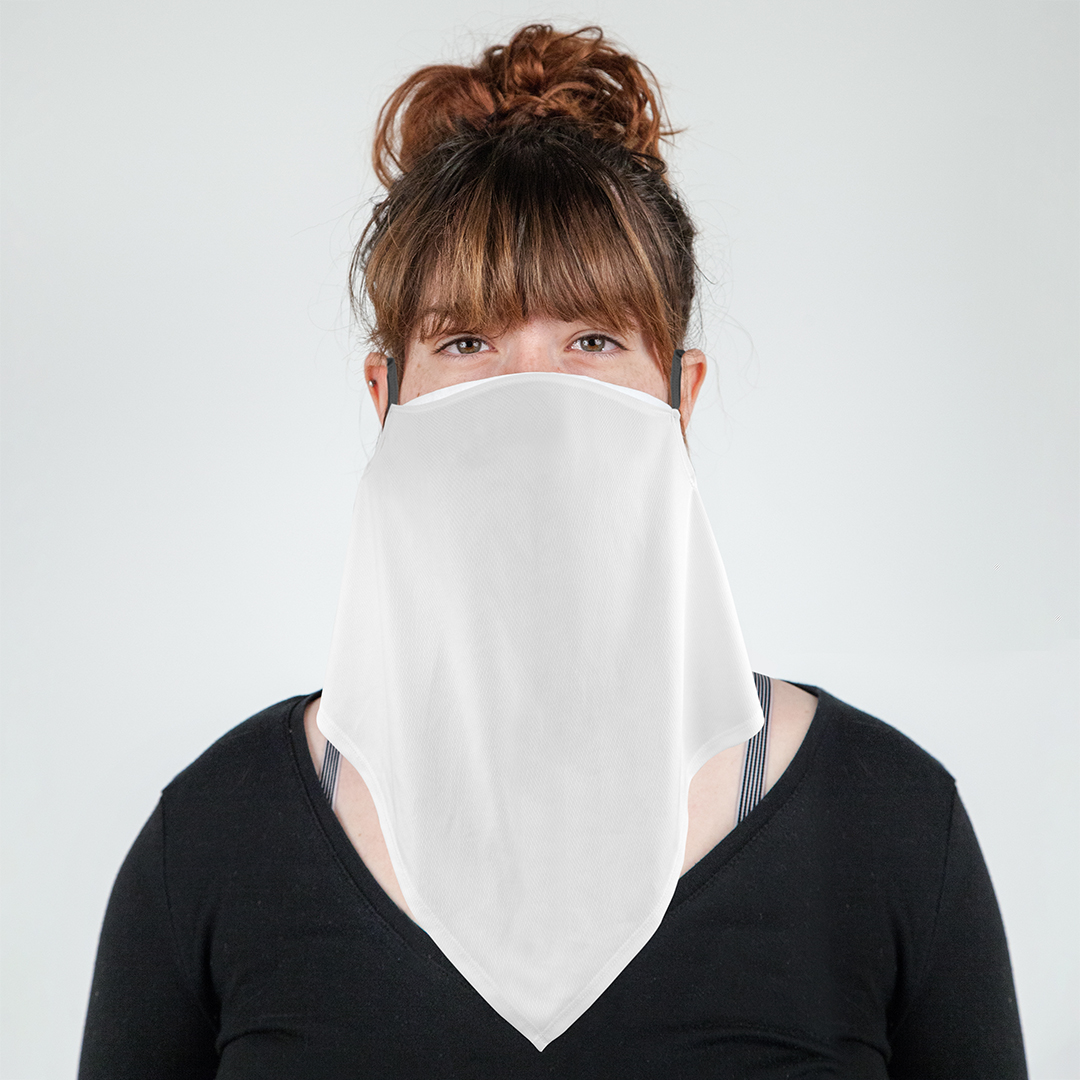 Bandana with Earloops blank modeled