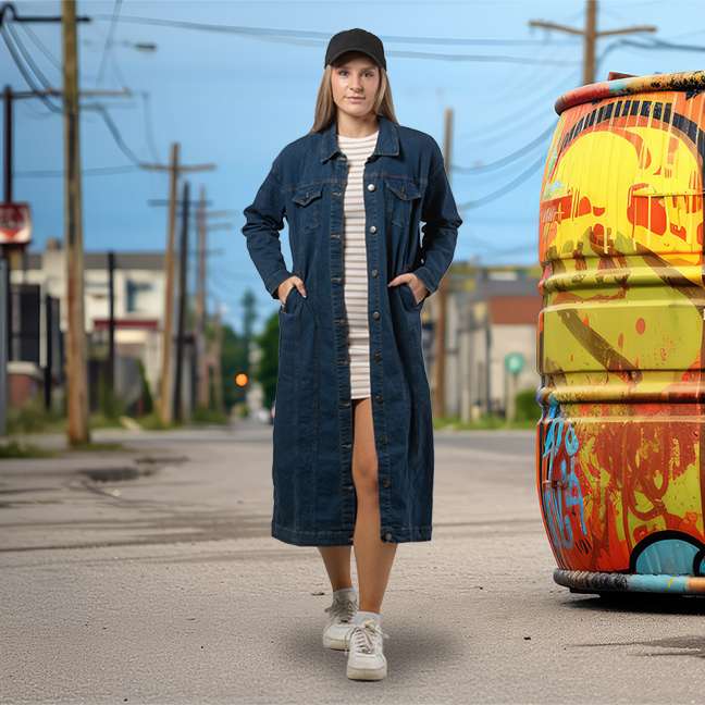 DTG Women's Duster Front