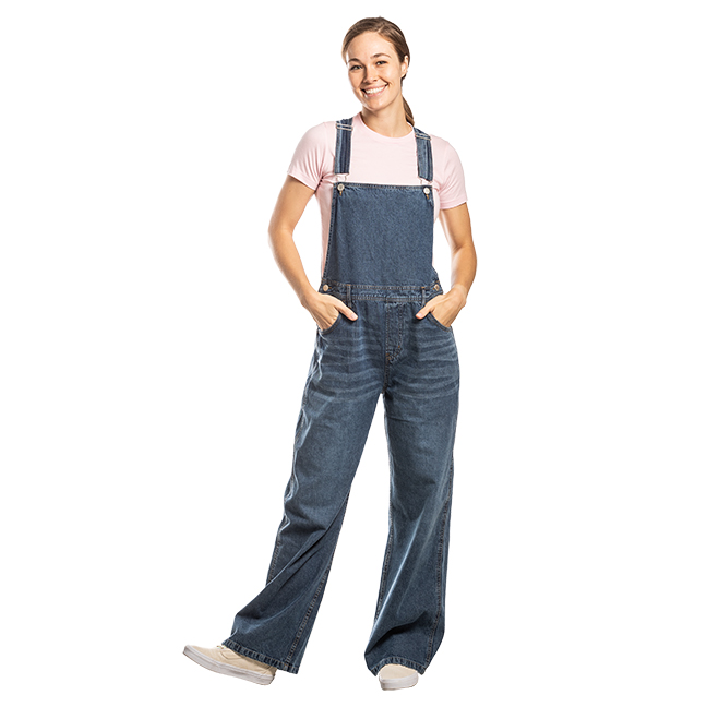 DTG Women's Overalls front blank