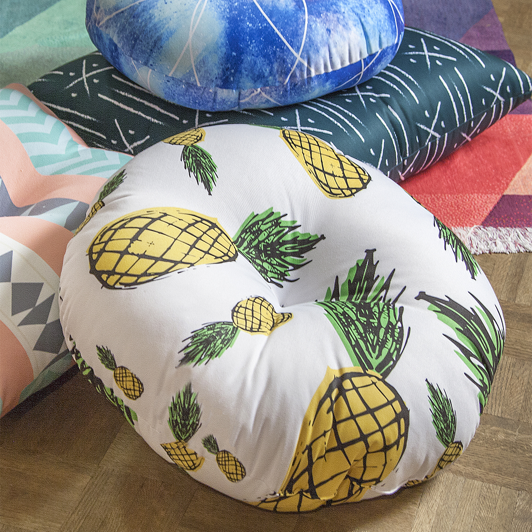 Floor Pillows Tufted Round