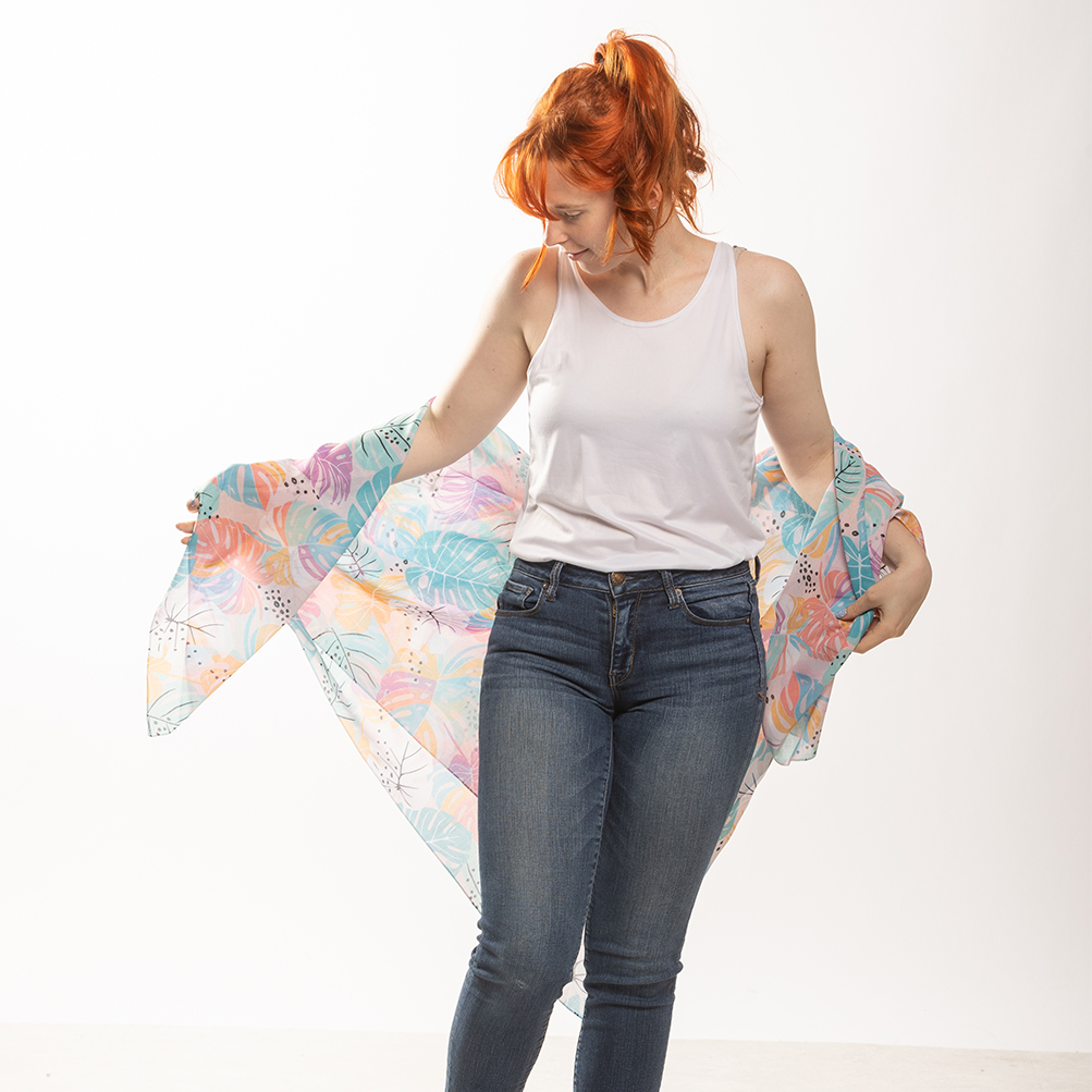 Sheer Poly Scarf 2