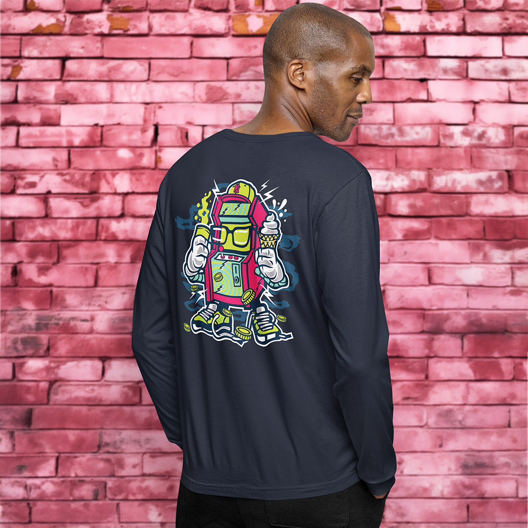 DTG Long Sleeve T-shirt Back