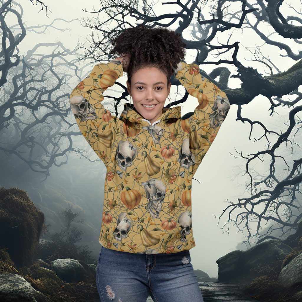 Halloween AOP Hoodie Lifestyle